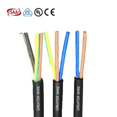Kabel 300/300V 2 3 4 Inti H03VV-F