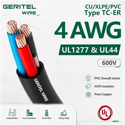 4 Kabel Baki Industri AWG 600V Untuk Otomasi Industri