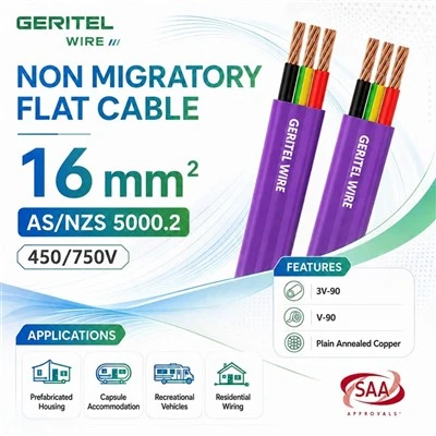 Kabel TPS Ungu OEM Dengan Penandaan dan Kemasan Khusus